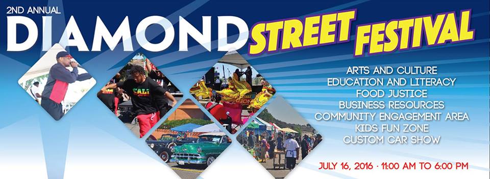 Become a part of the 2016 2nd Annual Diamond Street Festival!