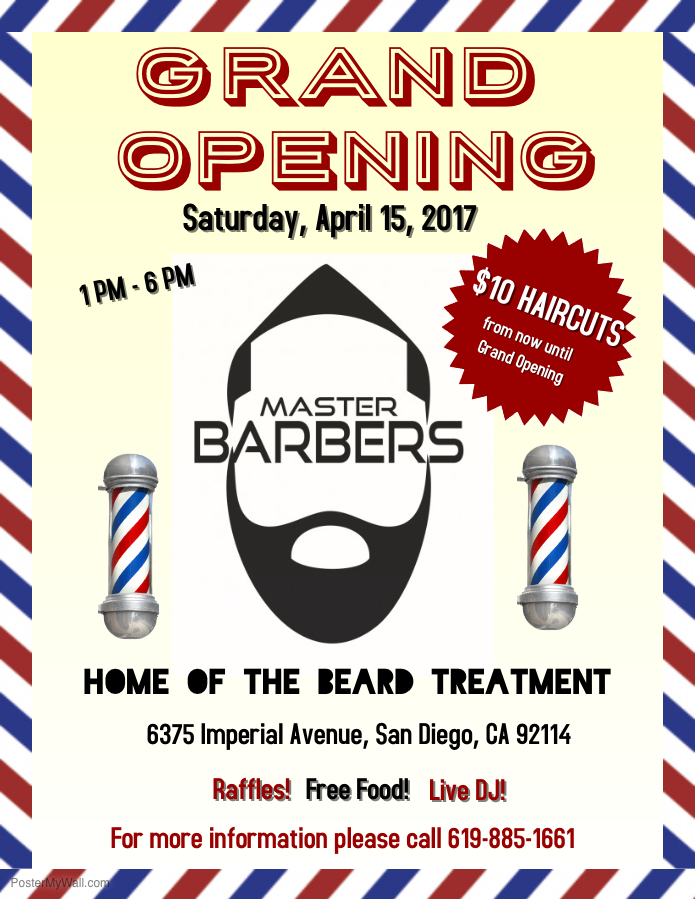 Master Barbers Grand Opening