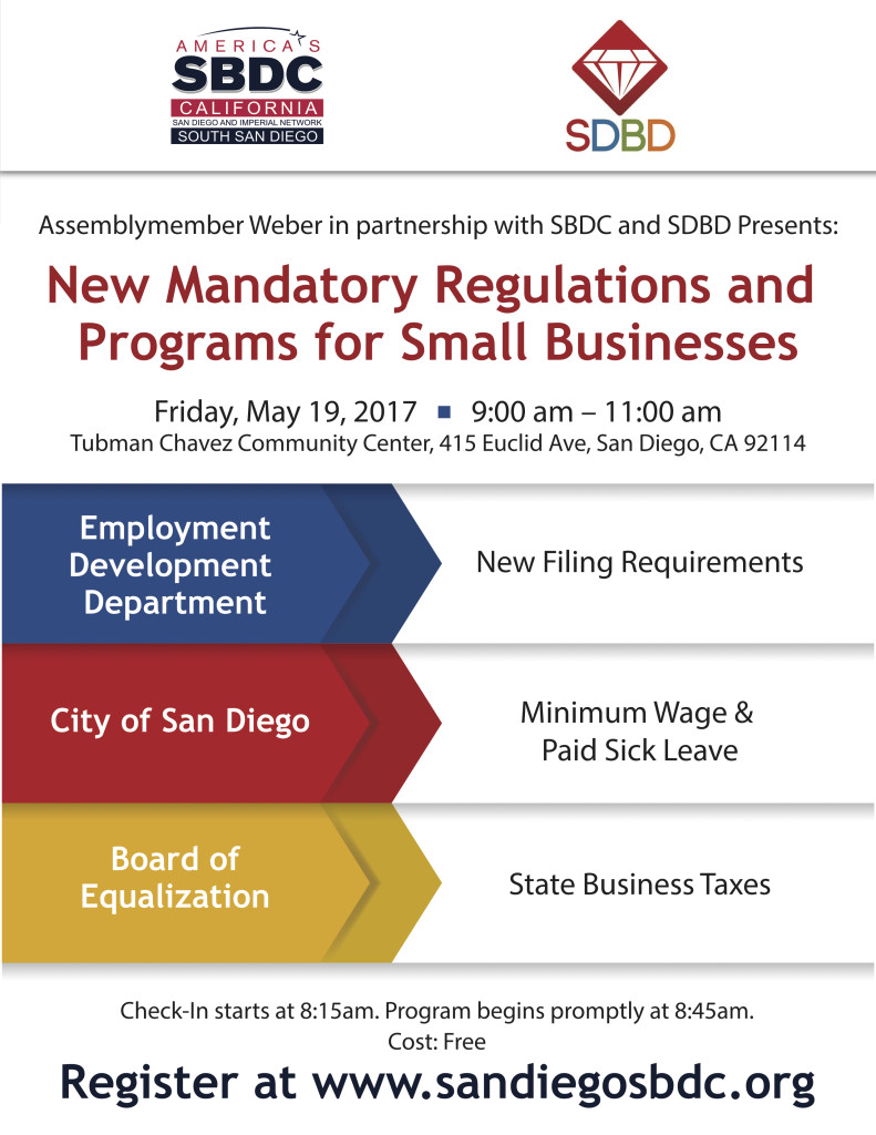 New Mandatory Regulations & Program for Small Businesses