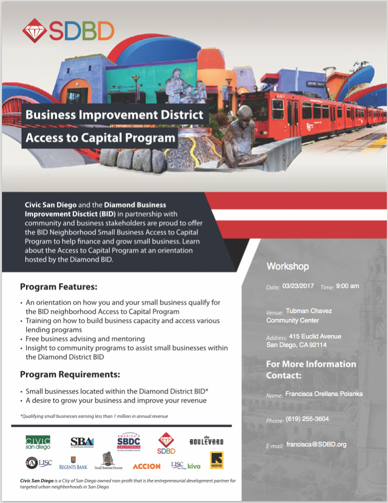 Access to Capital Work – March 22, 2016